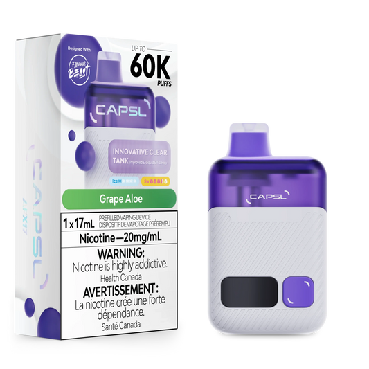 CAPSL 60K Vapoteuse Jetable, 60000 Bouffes Vapor Shoppe CAPSL 60K Vapoteuse Jetable, 60000 Bouffes Vapor Shoppe