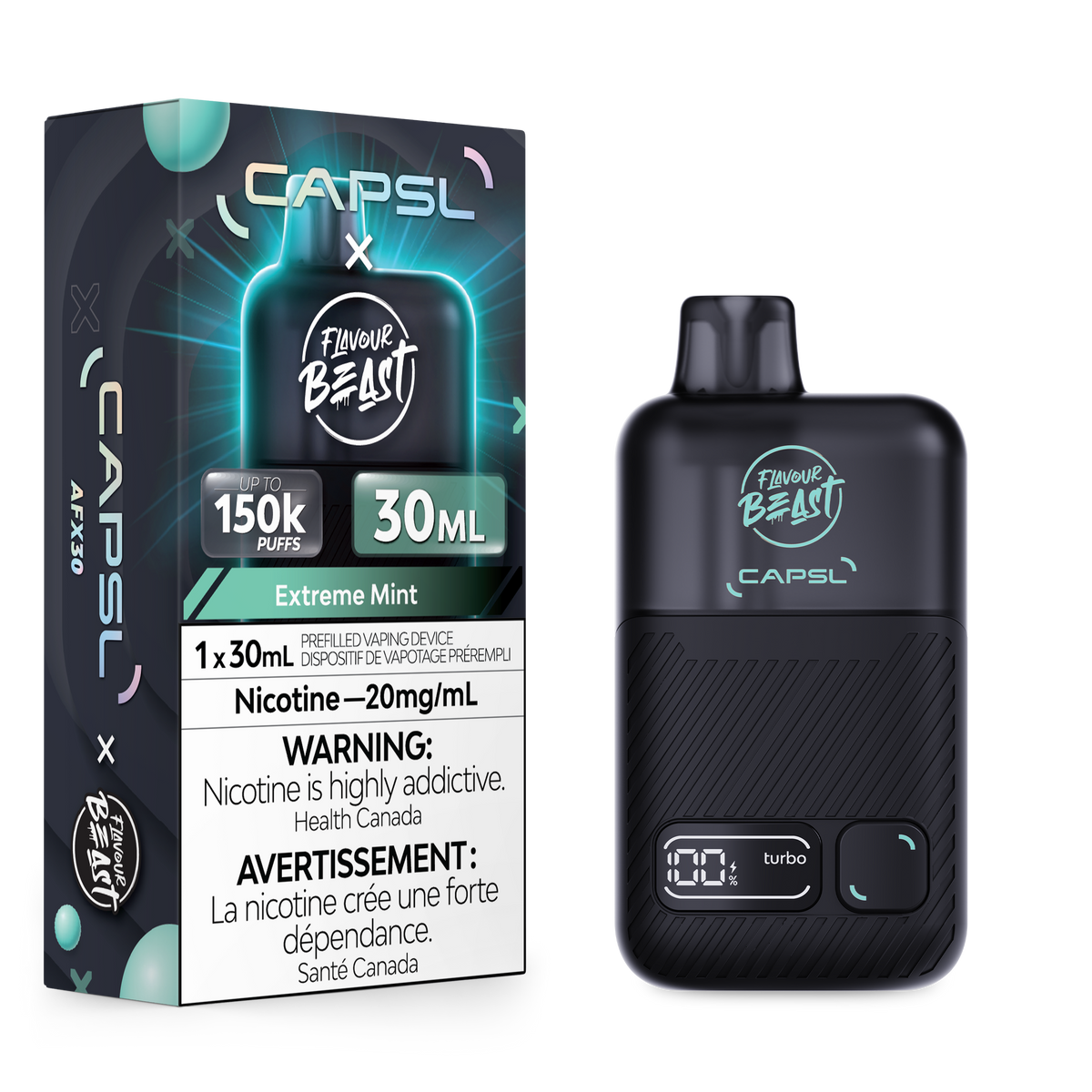 CAPSL AFX30 - Extreme Mint Iced - Vapor Shoppe