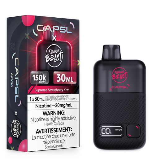 CAPSL AFX30 - Supreme Strawberry Kiwi Iced