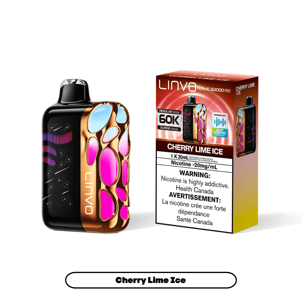 LINVO Rave 60K Pro Vapoteuse Jetable, 60000 Bouffes Vapor Shoppe LINVO Rave 60K Pro Vapoteuse Jetable, 60000 Bouffes Vapor Shoppe