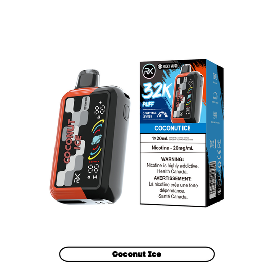Rocky Vapor RX 32K - Coconut Ice - Vapor Shoppe