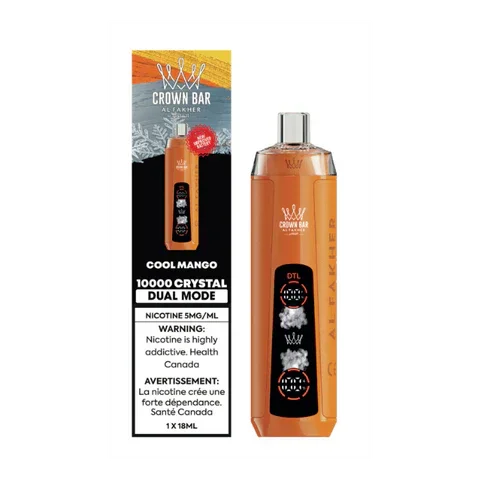 Crown Bar Crystal 10K - Cool Mango - Vapor Shoppe