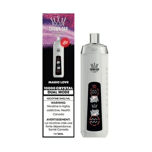 Barre de cristal Crown 10K - Magic Love