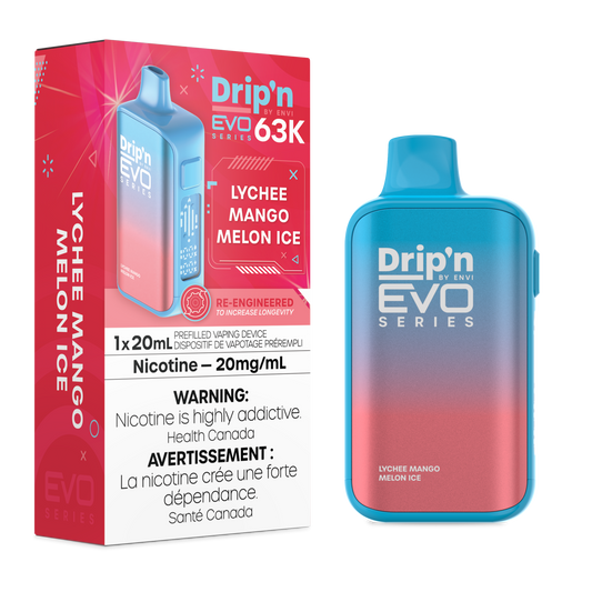 Drip'n EVO 63K - Litchi Mangue Melon Glacé