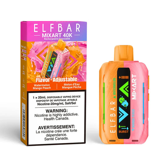 Elfbar MixArt 40K - Pastèque Mangue Pêche