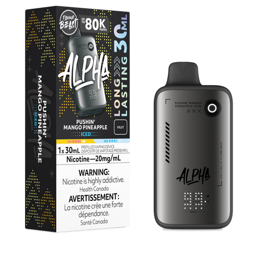 Flavour Beast Alpha 80K - Pushin’ Mango Pineapple Iced