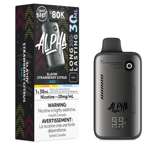 Flavour Beast Alpha 80K - Slayin’ Strawberry Citrus Iced