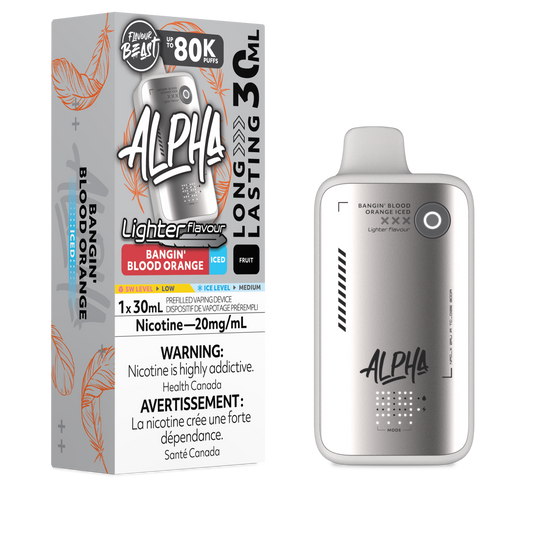 Flavour Beast Alpha 80K - L.S Bangin' Blood Orange Iced - Vapor Shoppe