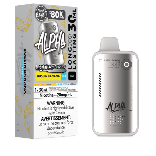 Flavour Beast Alpha 80K - L.S Bussin Banana Iced - Vapor Shoppe