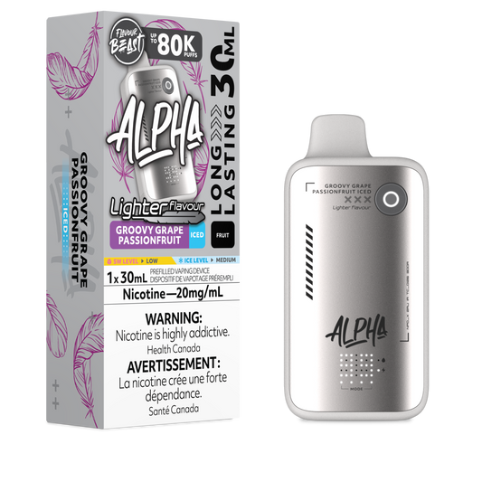 Flavour Beast Alpha 80K - L.S Groovy Grape Passionfruit Iced