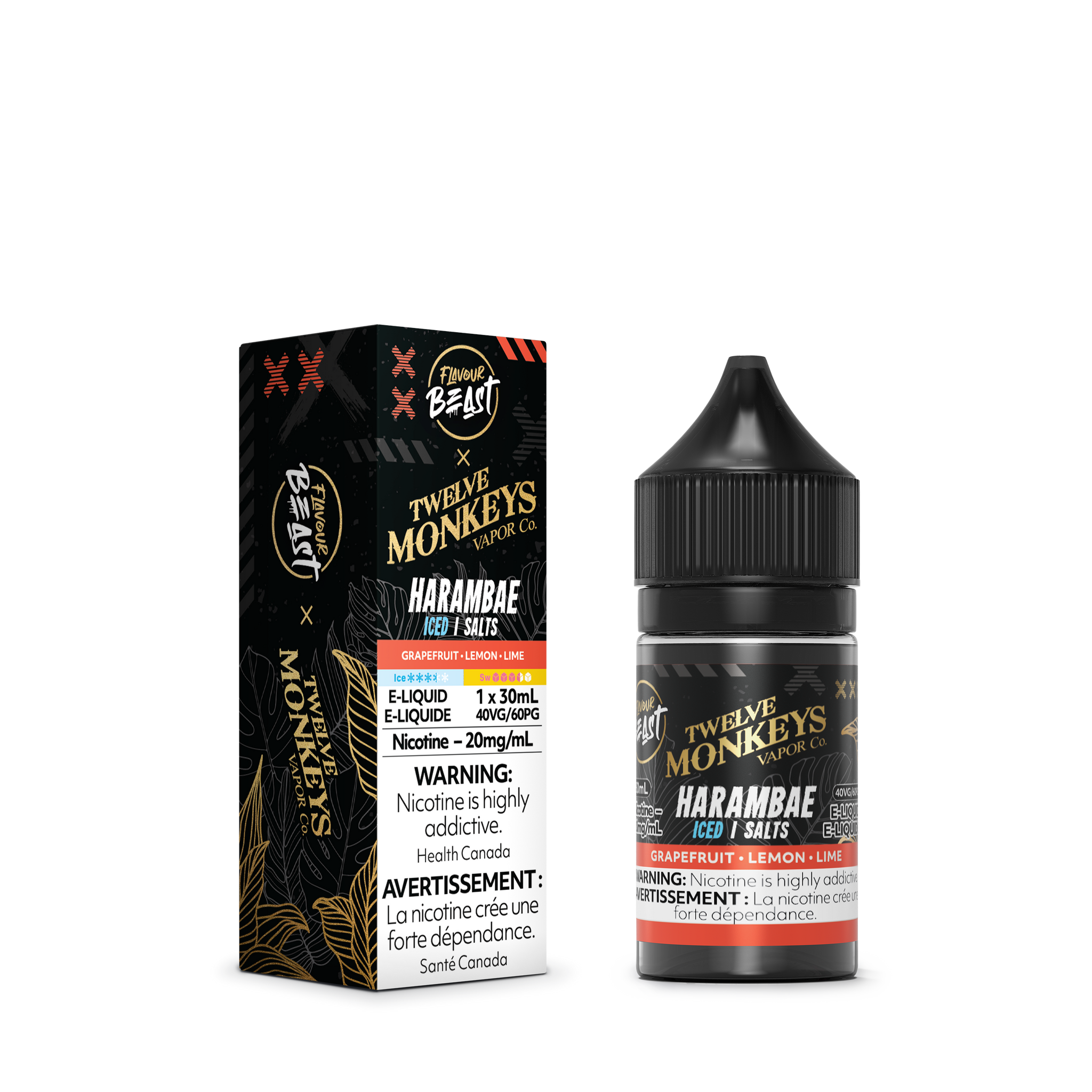 Flavour Beast 12Monkeys Salts - Harambae Ice