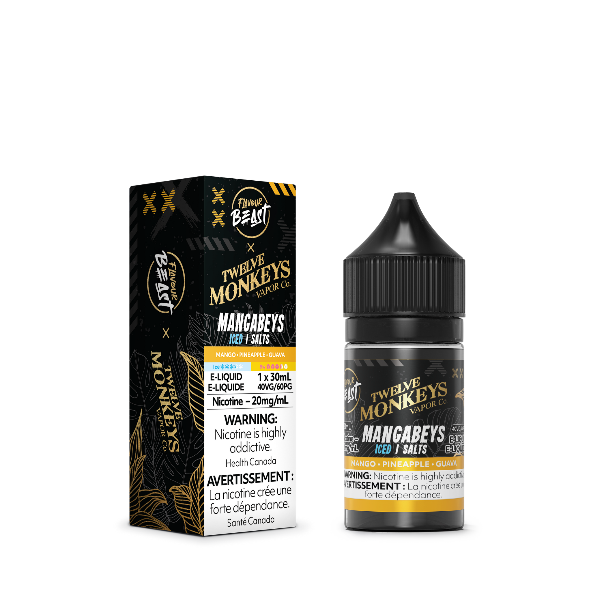 Flavour Beast 12Monkeys Salts - Mangabeys Ice