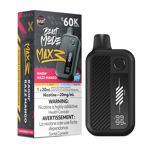 Flavour Beast BEASTMODE Max 3 - Ragin' Razz Mango