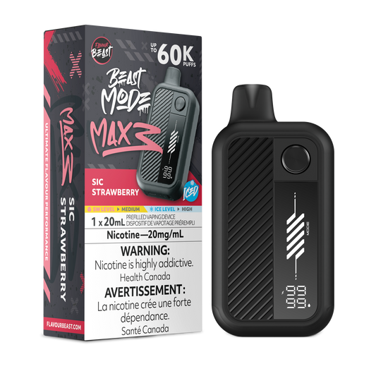 Flavour Beast BEASTMODE Max 3 - Sic Strawberry Iced