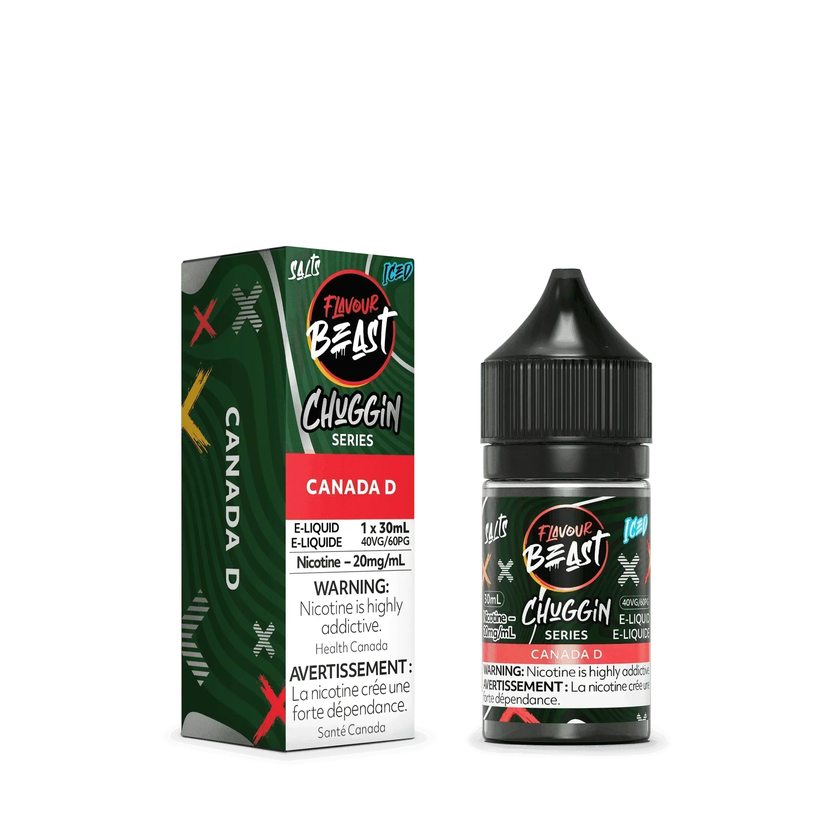 weed vape juice canada Flavour Beast Salts Chuggin' D Iced Salt Nicotine No Frills Color:B-Prussian Mojo Disposable Pod Review