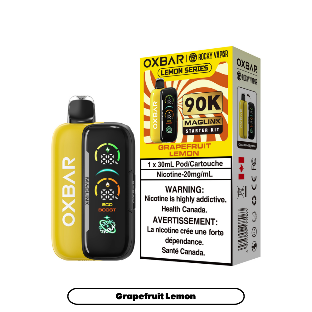 OXBAR Maglink Grapefruit Lemon Vape Pod, 30mL - Vapor Shoppe