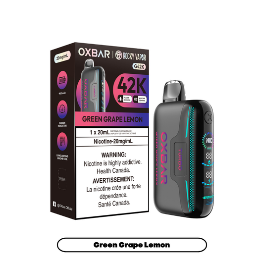 Rocky Vapor Oxbar G42K - Green Grape Lemon