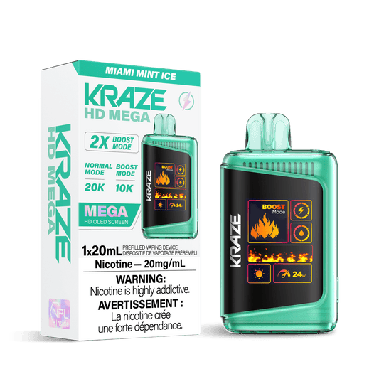 Kraze HD Mega - Glace à la menthe de Miami