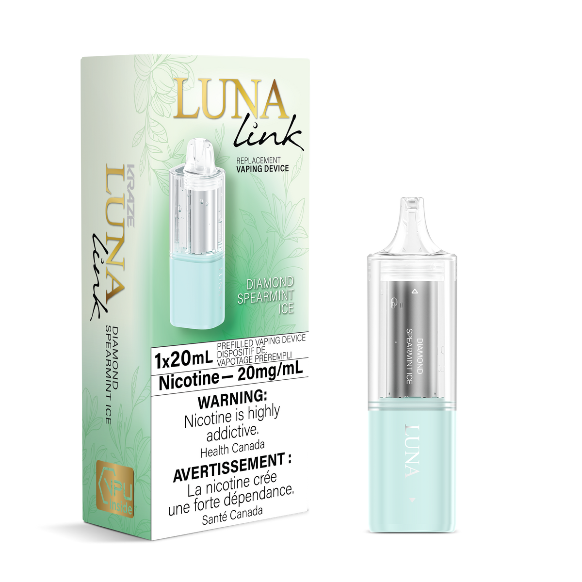 KRAZE Luna Link - Diamond Spearmint Ice - Vapor Shoppe