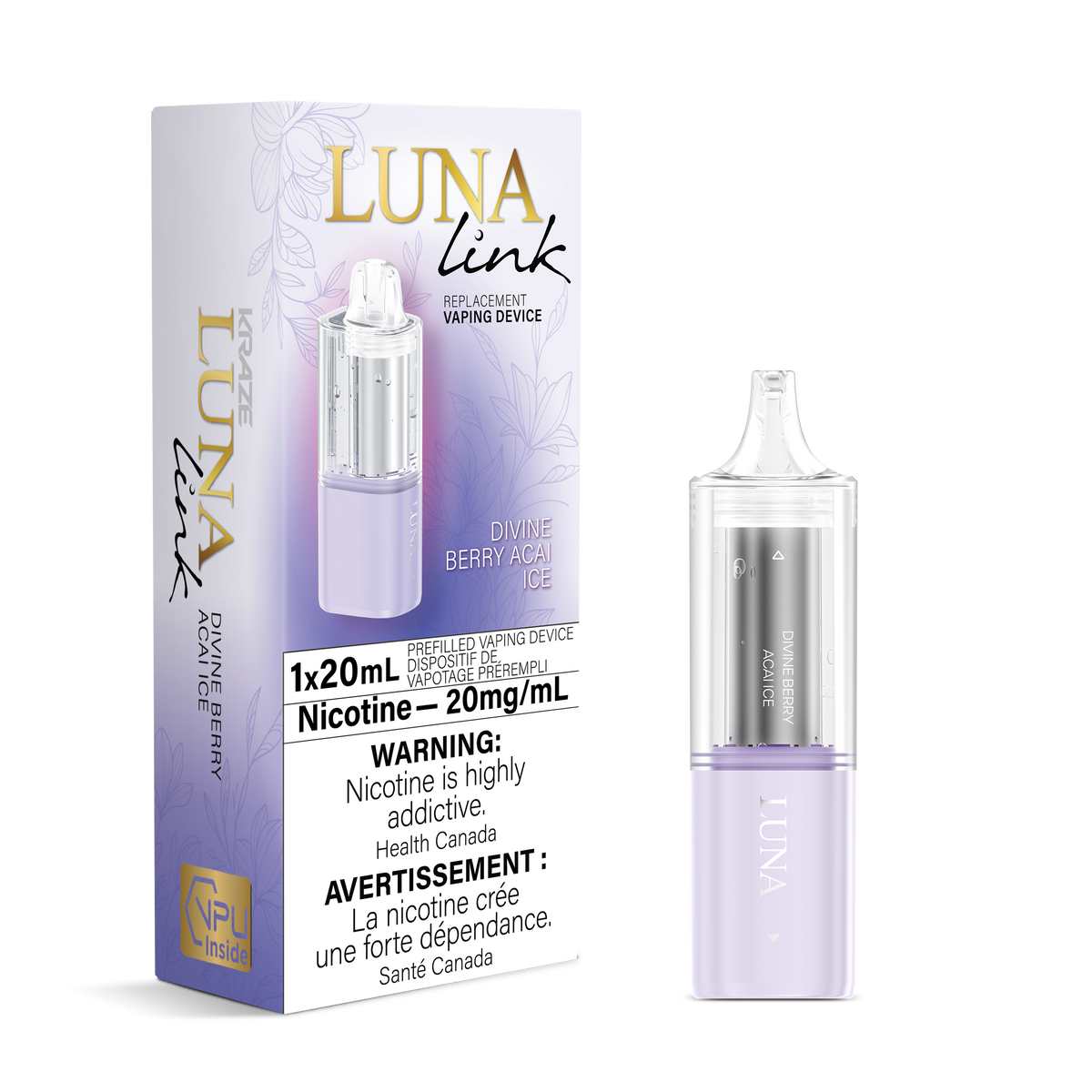 KRAZE Luna Link - Divine Berry Acai Ice - Vapor Shoppe