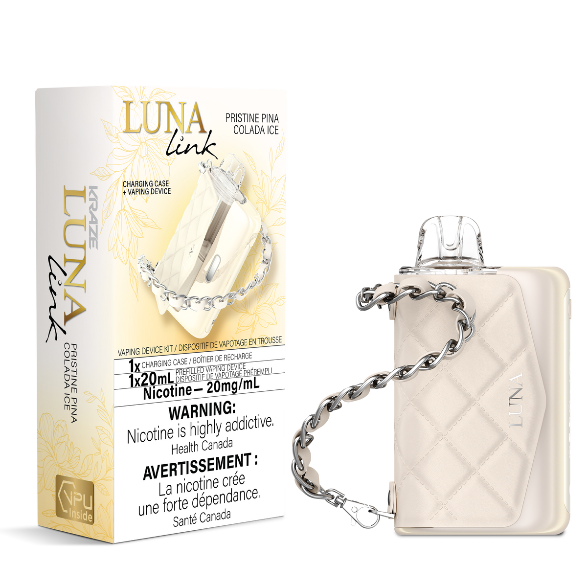KRAZE Luna Link - Pristine Pina Colada Ice - Vapor Shoppe