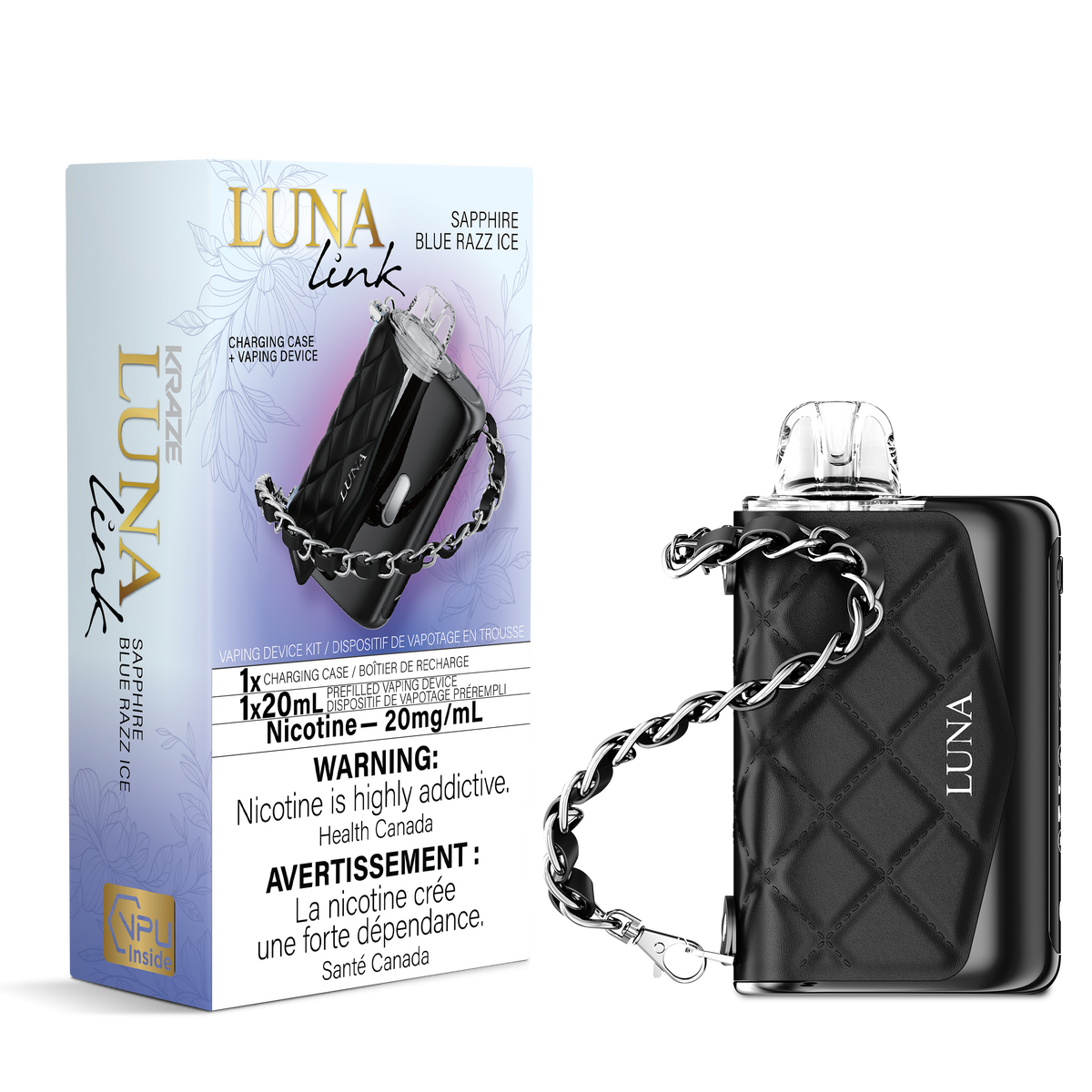 KRAZE Luna Link - Sapphire Blue Razz Ice - Vapor Shoppe