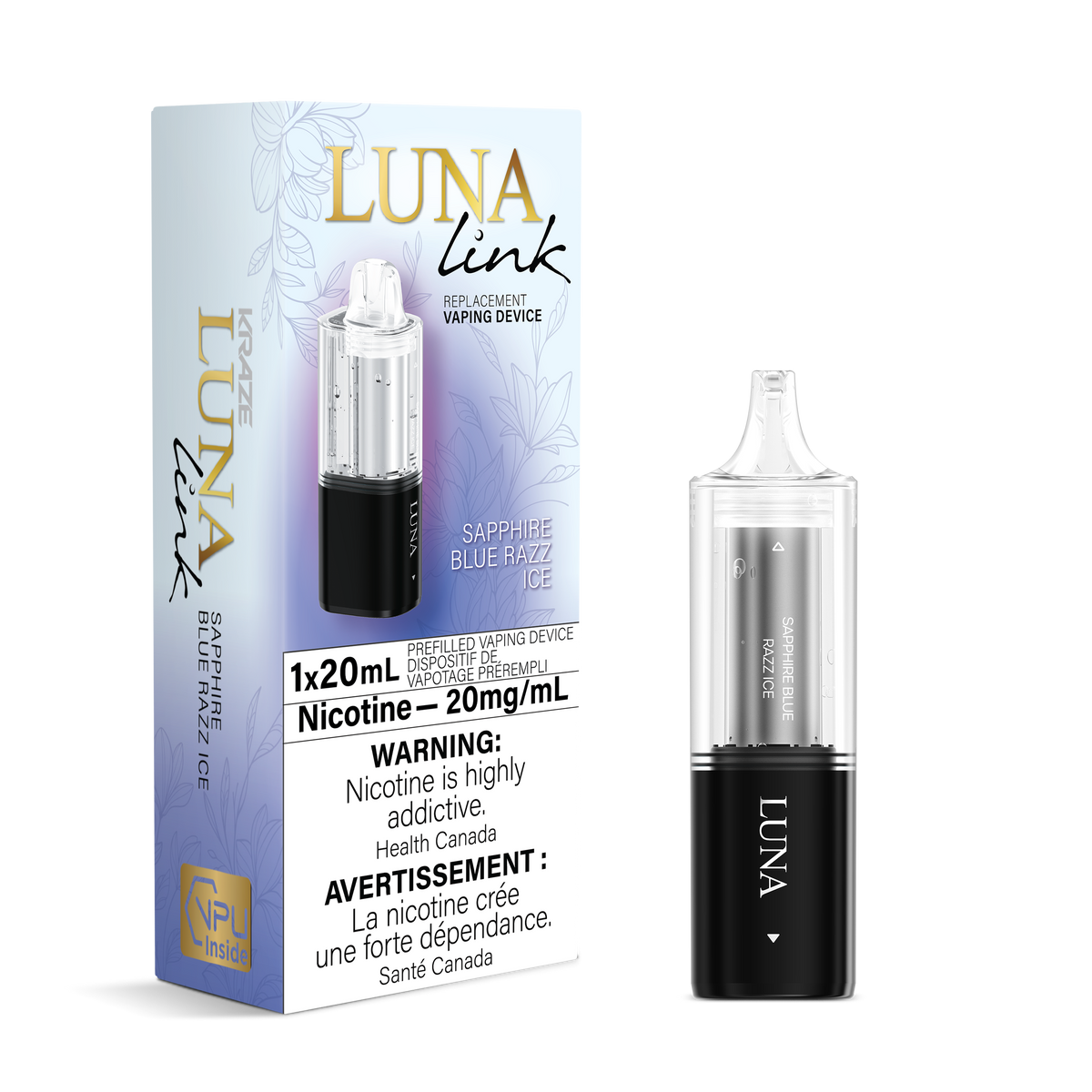 KRAZE Luna Link - Sapphire Blue Razz Ice - Vapor Shoppe