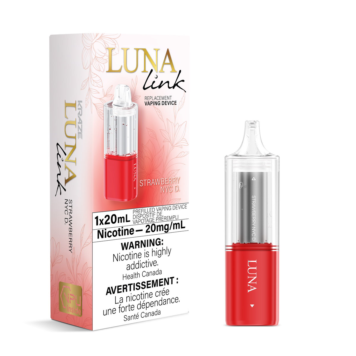 KRAZE Luna Link - Strawberry NYC D - Vapor Shoppe