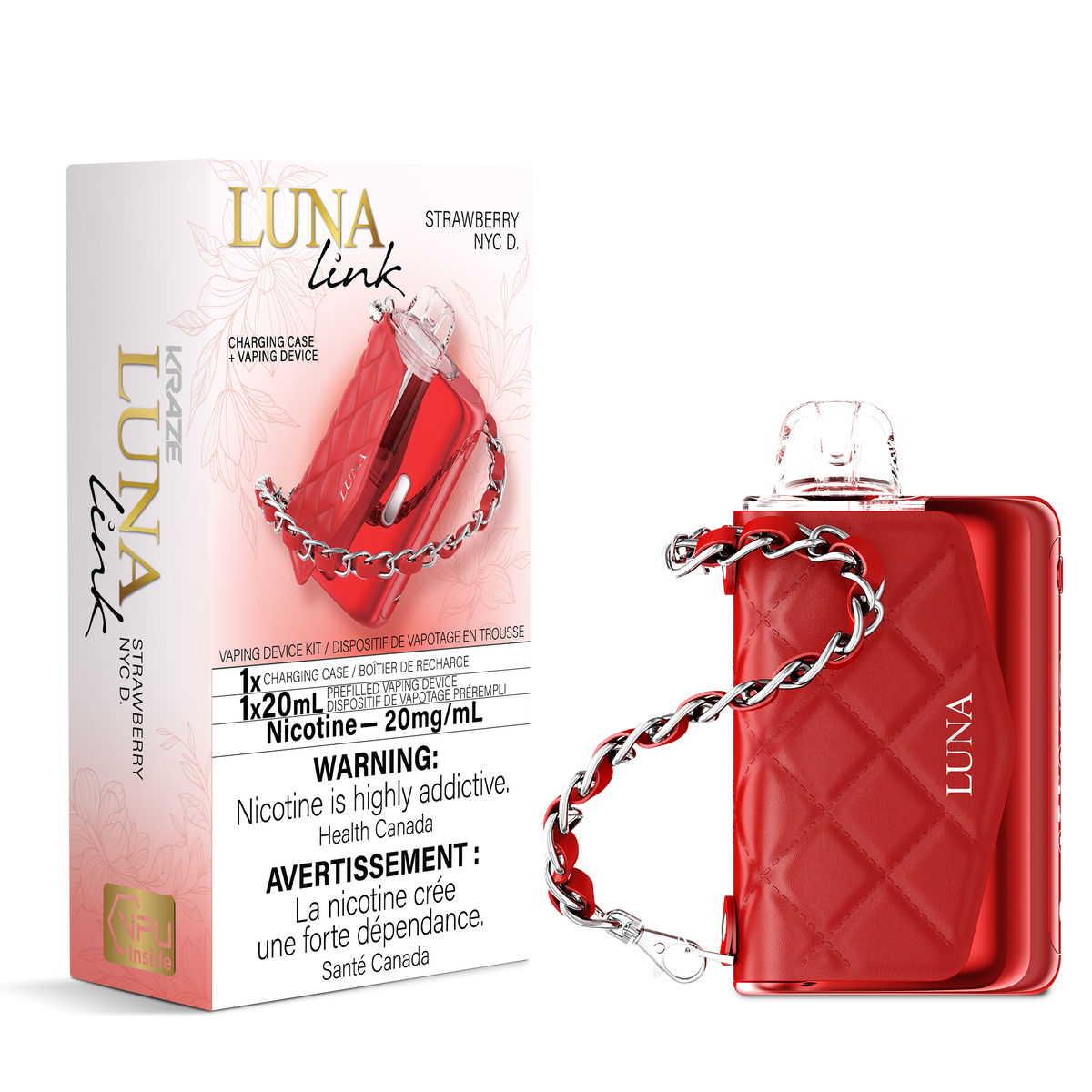 KRAZE Luna Link - Strawberry NYC D - Vapor Shoppe