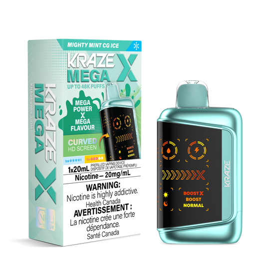 Kraze MEGA X - Mighty Mint CG Ice