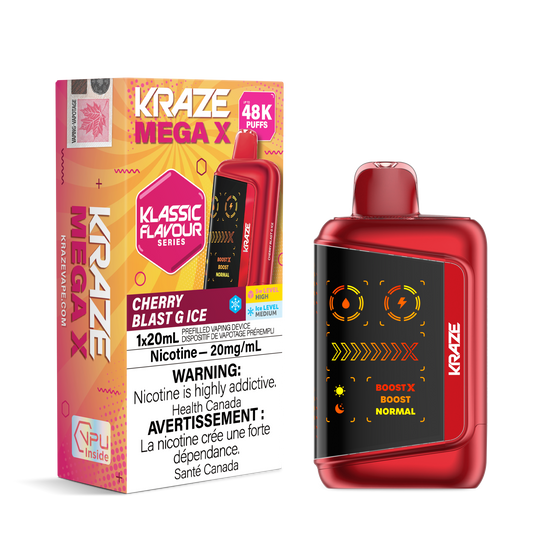 Kraze MEGA X - Cerise Glacée Explosive