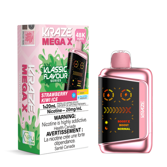 Kraze MEGA X - Strawberry Kiwi Ice