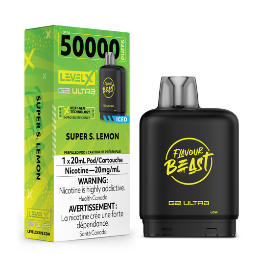 Level X G2 Ultra 50K - Super Sour Lemon Iced