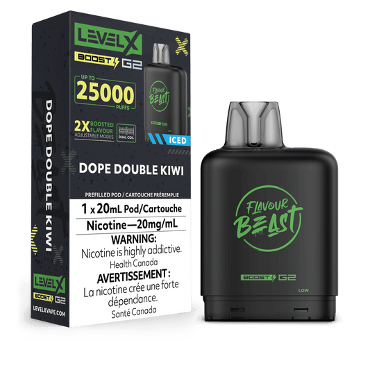 Level X Boost G2 25K Flavour Beast - Dope Double Kiwi