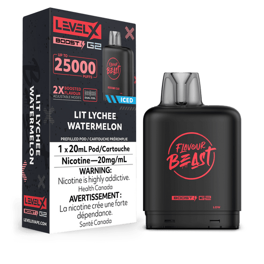 Level X Boost G2 25K Flavour Beast - Lit Lychee Watermelon