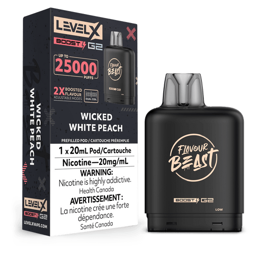 Level X Boost G2 25K Flavour Beast - Wicked White Peach