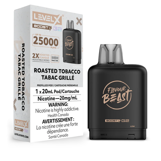 Level X Boost G2 25K - Roasted Tobacco