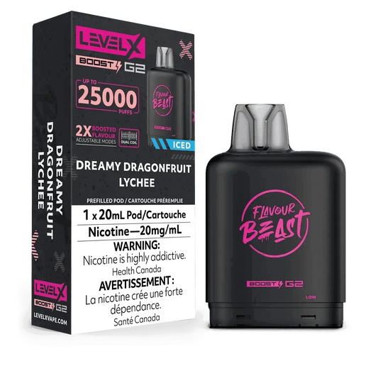 Level X Boost G2 25K Flavour Beast - Dreamy Dragonfruit Lychee Iced
