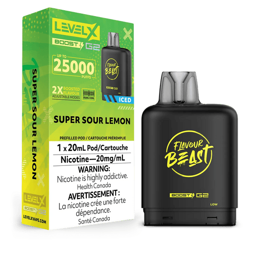 Level X Boost G2 25K Flavour Beast - Super Sour Lemon Iced
