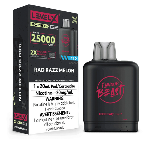 Level X Boost G2 25K Flavour Beast - Rad Razz Melon