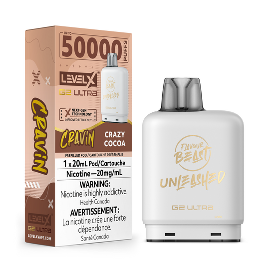 Level X G2 Ultra 50K - Cravin Crazy Cocoa