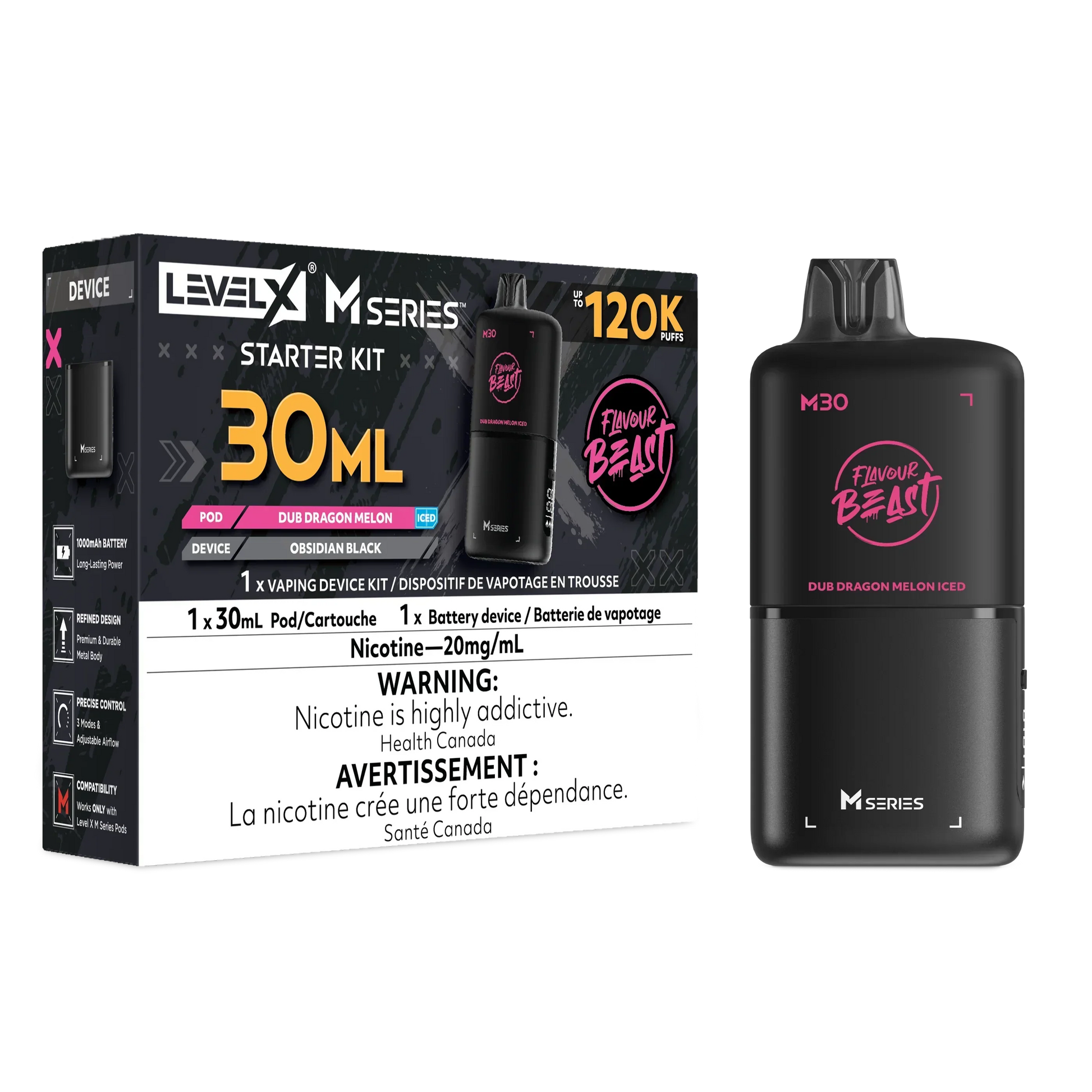 Level X M Series - Dub Dragon Melon - Vapor Shoppe