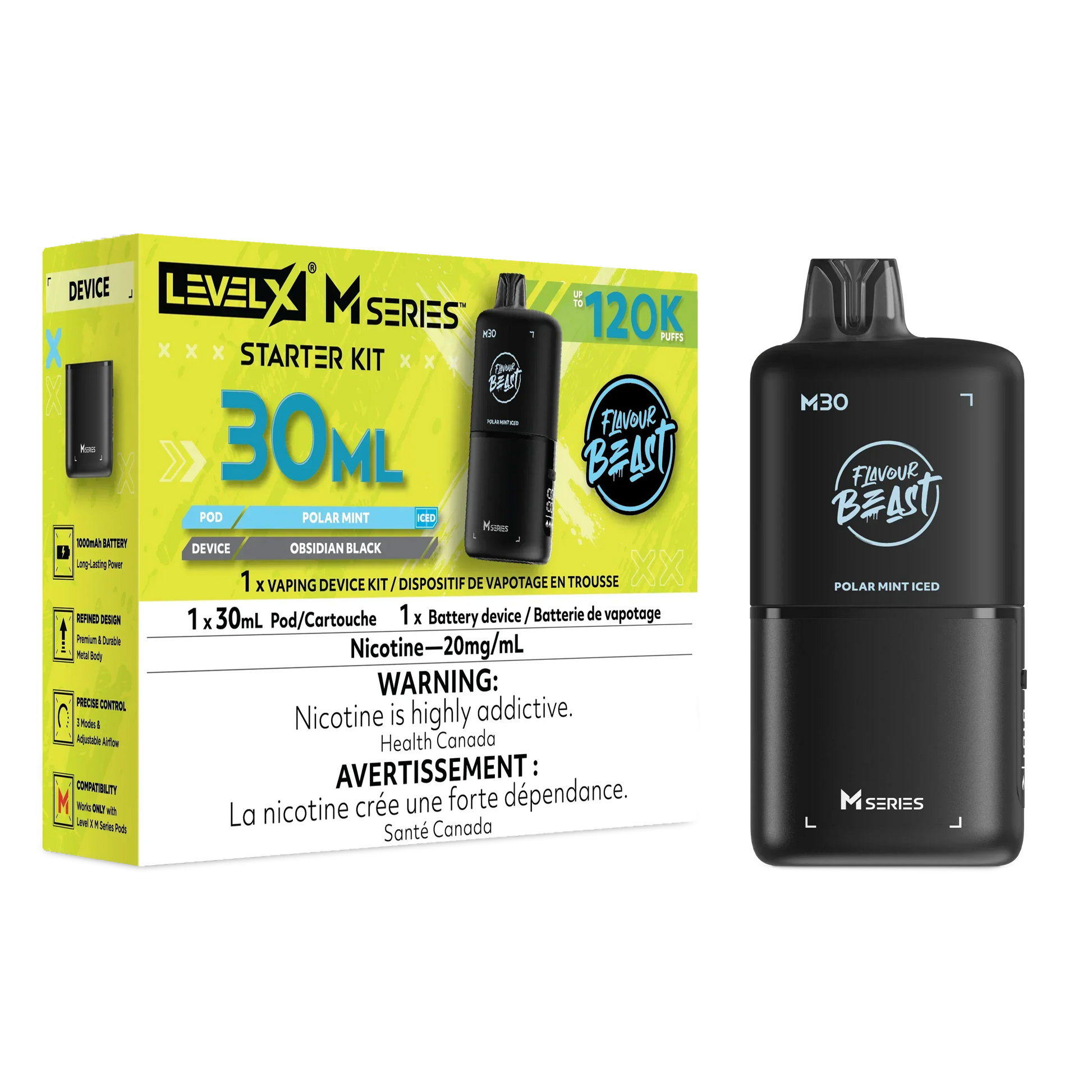 Level X M Series - Polar Mint - Vapor Shoppe