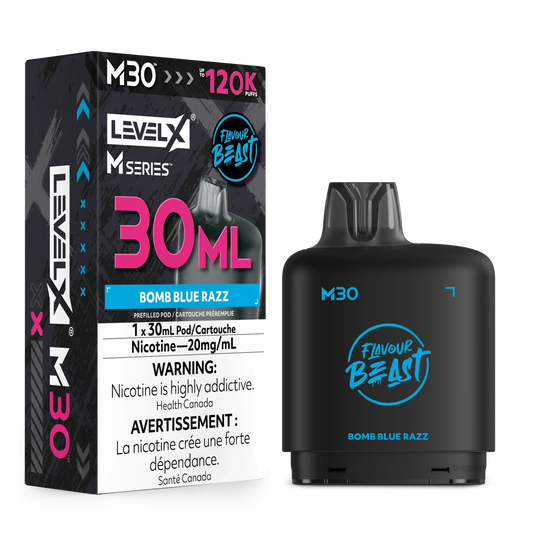 Level X M Series - Bomb Blue Razz - Vapor Shoppe