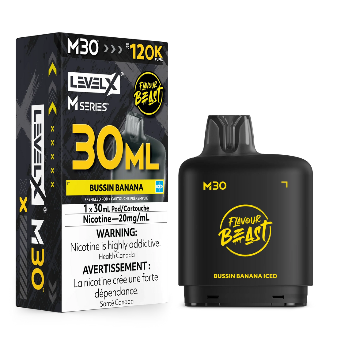 Level X M Series - Bussin Banana - Vapor Shoppe