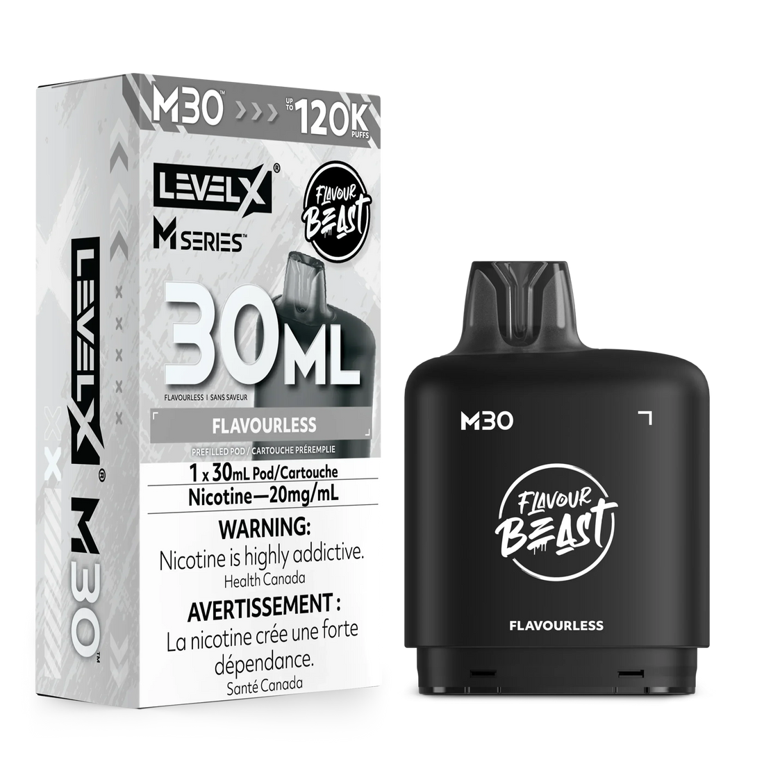 Level X M Series - Flavourless - Vapor Shoppe