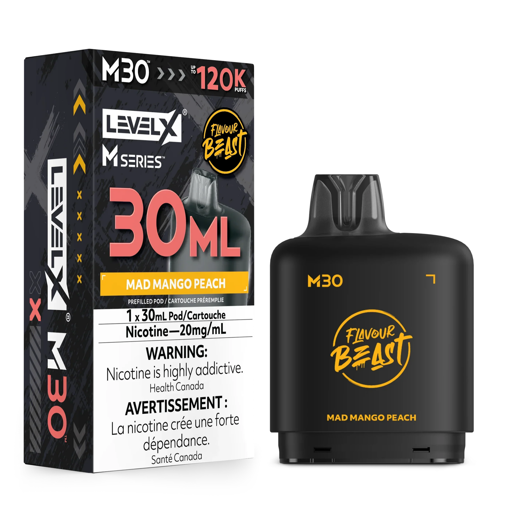 Level X M Series - Mad Mango Peach - Vapor Shoppe