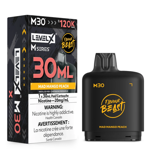 Level X M Series - Mad Mango Peach - Vapor Shoppe