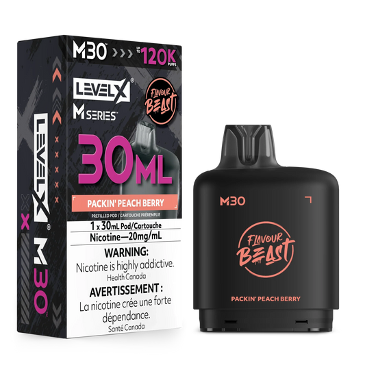 Level X M Series - Packin' Peach Berry - Vapor Shoppe