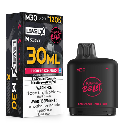 Level X M Series - Ragin' Razz Mango - Vapor Shoppe